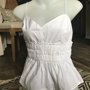Express Baby doll top with synched waist